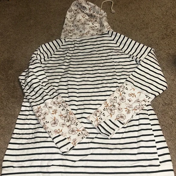 Ampersand Avenue Doublehood™ Sweatshirt - Bare With Me size XXXL - Picture 6 of 6